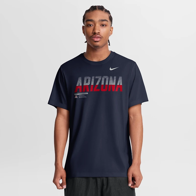 Men's Nike Navy Arizona Wildcats Sideline Legend Dri-FIT T-Shirt