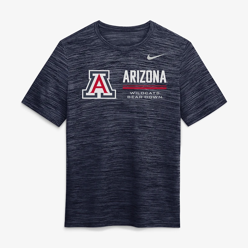 Men's Nike Navy Arizona Wildcats Sideline Velocity Dri-FIT T-Shirt