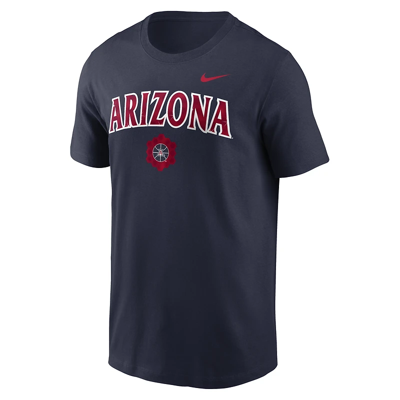 Men's Nike  Navy Arizona Wildcats Space Basketball T-Shirt