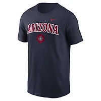 Men's Nike  Navy Arizona Wildcats Space Basketball T-Shirt