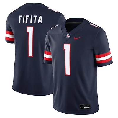 Men's Nike Noah Fifita Navy Arizona Wildcats Home  NIL Football Game Jersey