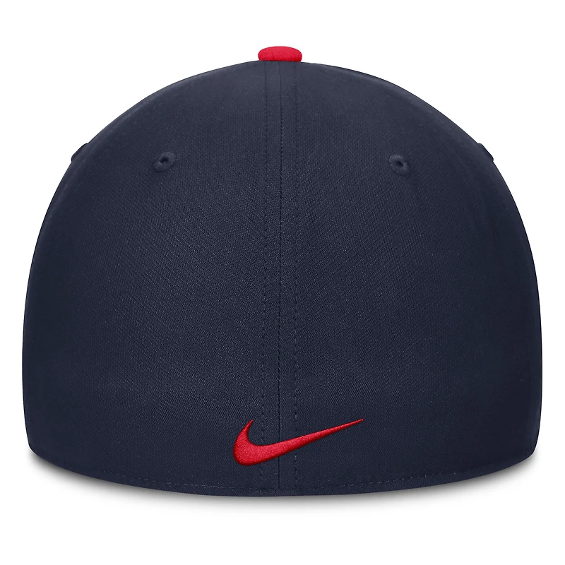 Casquette Nike rouge/bleu marine Arizona Wildcats 2025 Sideline Rise Local Performance Flex pour homme