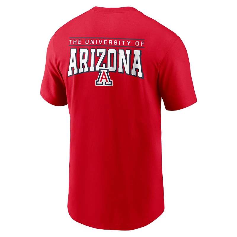 T-shirt Nike rouge Arizona Wildcats 2-Hit pour homme