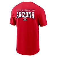 T-shirt Nike rouge Arizona Wildcats 2-Hit pour homme
