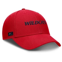 Casquette ajustable Nike blanche Arizona Wildcats 2025 On-Field Rise Performance pour homme