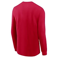 Men's Nike  Red Arizona Wildcats Basketball Icon Two-Hit Long Sleeve T-Shirt