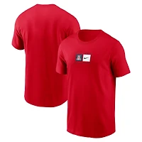 T-shirt Nike rouge pour homme avec logo Swoosh des Wildcats de l'Arizona
