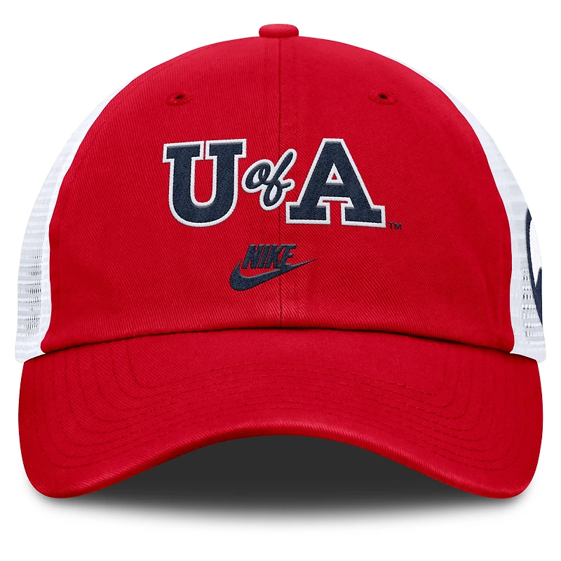 Casquette ajustable Nike rouge Arizona Wildcats Club Legacy pour homme