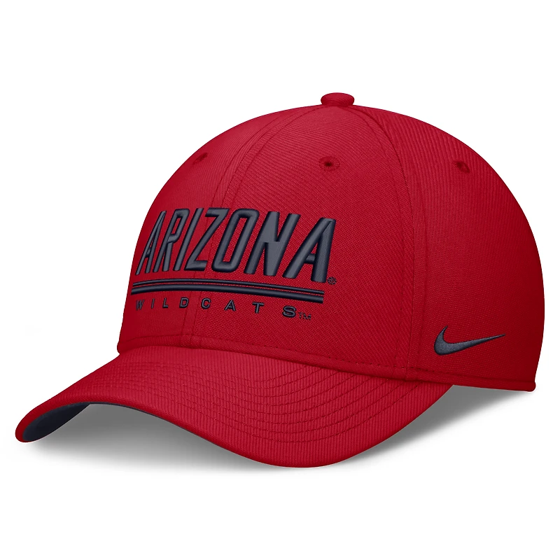 Casquette Nike rouge Arizona Wildcats Game Day Rise Swooshflex pour homme