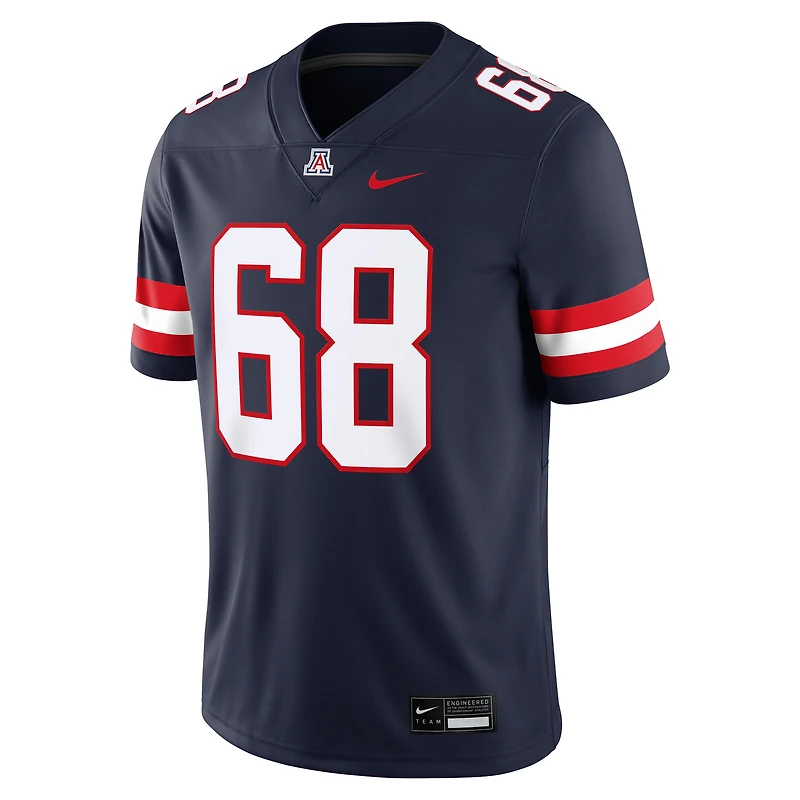 Maillot de match à domicile Nike Tedy Bruschi pour hommes, bleu marine, Arizona Wildcats