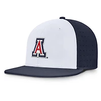 Men's Nike White/Navy Arizona Wildcats On-Field Dugout True Performance Fitted Hat