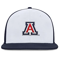 Casquette Nike True Performance pour homme, blanche/bleu marine, Arizona Wildcats On-Field Dugout
