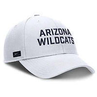Casquette ajustable Nike blanche Arizona Wildcats 2025 Sideline Rise pour homme