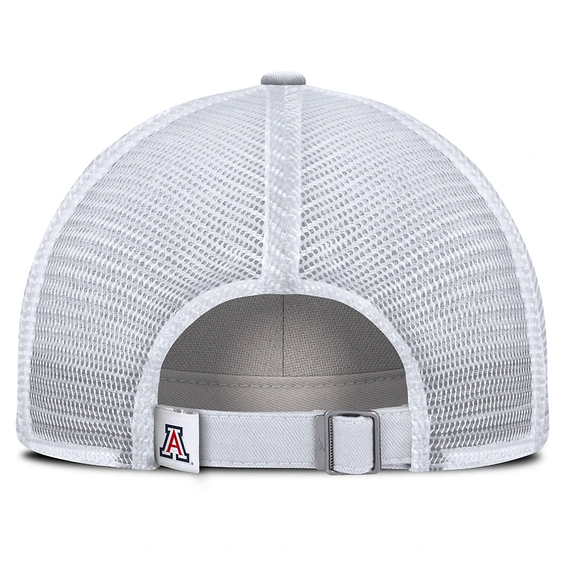 Men's Nike White Arizona Wildcats Club Campus Trucker Adjustable Hat