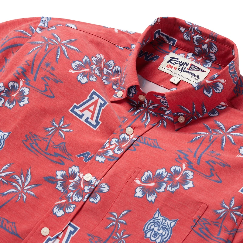 Men's Reyn Spooner Red Arizona Wildcats Classic Button-Up Shirt