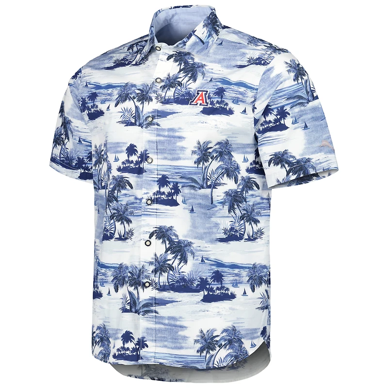 Chemise boutonnée Tommy Bahama Marine pour homme Arizona Wildcats Tropical Horizons