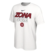 Nike  White Arizona Wildcats 2023 On Court Bench T-Shirt