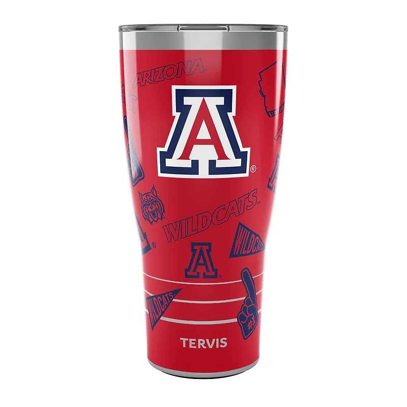 Gobelet Tervis Arizona Wildcats de 30 oz avec couvercle coulissant