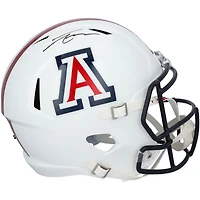 Casque réplique Riddell blanc Speed ​​autographié par Tetairoa McMillan, joueur des Arizona Wildcats