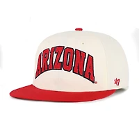 Casquette unisexe ajustable Arizona Wildcats '47 Natural Crossover Off Hand Captain