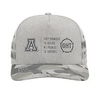 Unisex Colosseum  Gray Arizona Wildcats OHT Squad Podium Adjustable Hat