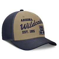 Unisex Nike  Beige/Navy Arizona Wildcats Legacy Rise Trucker Adjustable Hat