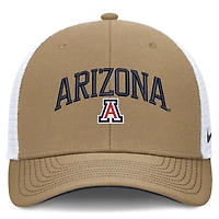 Unisex Nike  Navy/White Arizona Wildcats Primetime Arched Trucker Adjustable Hat