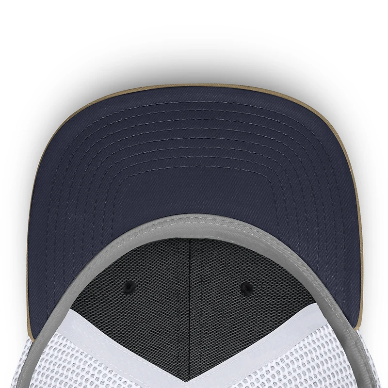 Casquette trucker unisexe Nike Arizona Wildcats Primetime Arched, bleu marine et blanche, ajustable