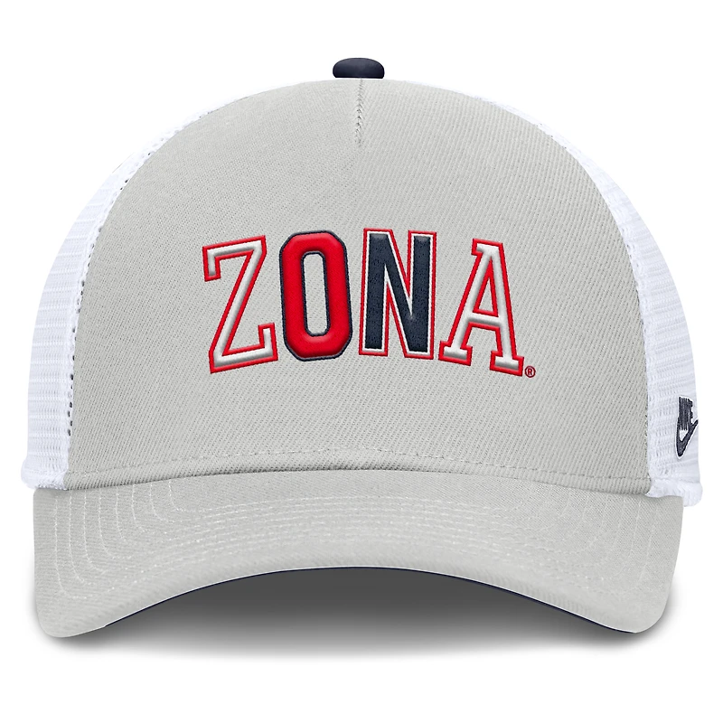 Unisex Nike Gray Arizona Wildcats 2026 Basketball Refresh 5-Panel Rise Trucker Hat
