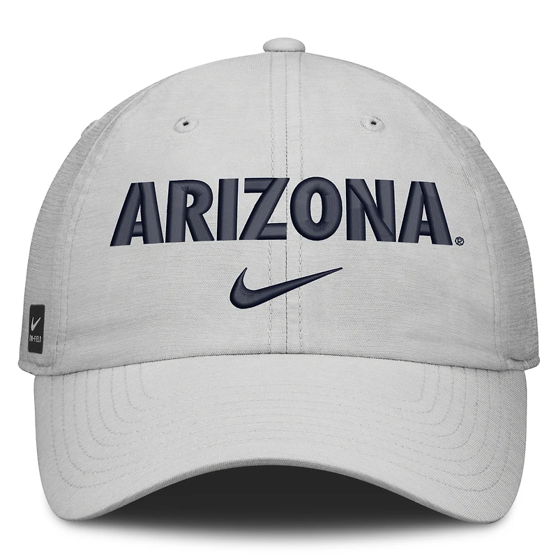 Unisex Nike Gray Arizona Wildcats 2026 On-Field Gameday Club Adjustable Hat