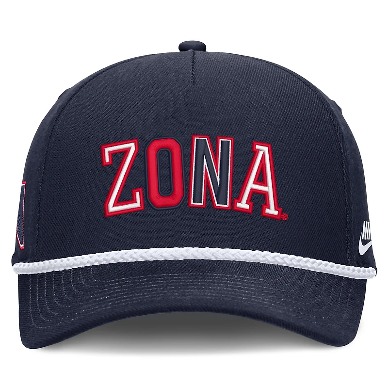 Unisex Nike Navy Arizona Wildcats 2026 Basketball Refresh 5-Panel Rope Rise Hat