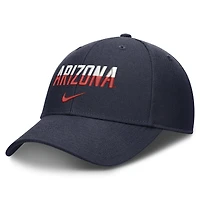 Casquette unisexe Nike bleu marine Arizona Wildcats 2026 On-Field Gameday Rise ajustable