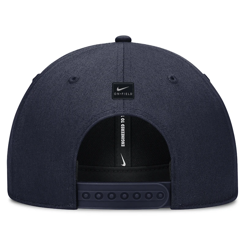 Casquette unisexe Nike bleu marine Arizona Wildcats 2026 On-Field Gameday Rise ajustable