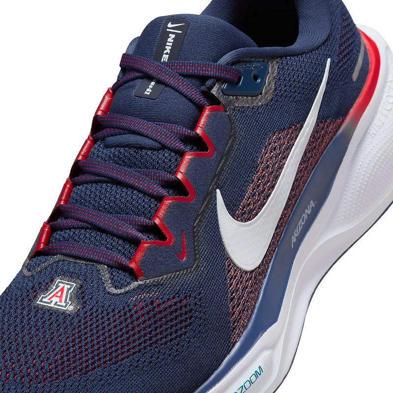 Chaussures de course unisexe Nike Zoom Pegasus 41 bleu marine des Arizona Wildcats