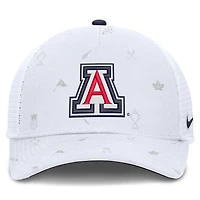 Unisex Nike  White Arizona Wildcats Country Club Golfin' Rise Trucker Adjustable Hat