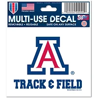 Autocollant multi-usage en vinyle WinCraft Arizona Wildcats 3'' x 4''