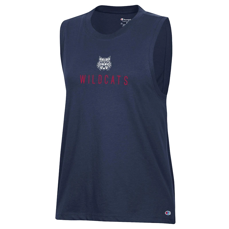 Women's Champion Navy Arizona Wildcats Lifestyle Tank Top