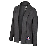 Women's Colosseum  Charcoal Arizona Wildcats Dash Cardigan