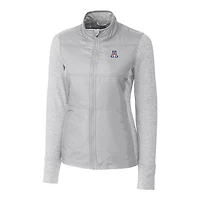 Veste zippée intégrale Stealth grise pour femme des Wildcats de l'Arizona, Cutter & Buck