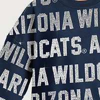 Sweat-shirt Hype Era bleu marine Gameday Couture des Arizona Wildcats pour femme