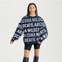 Sweat-shirt Hype Era bleu marine Gameday Couture des Arizona Wildcats pour femme