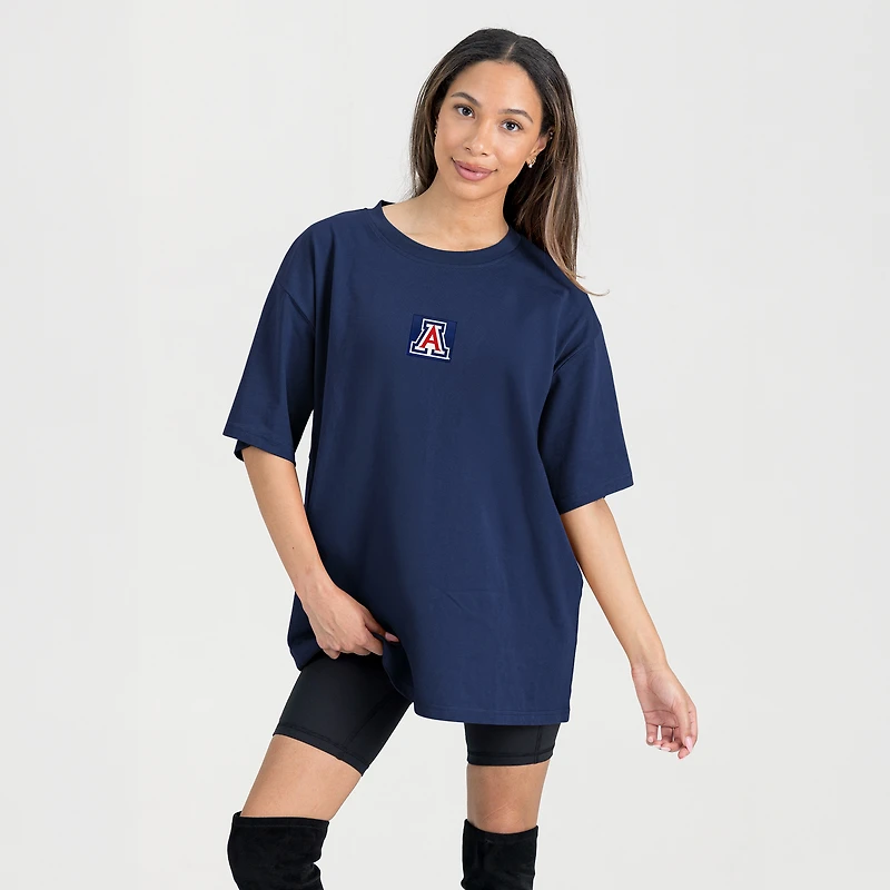 T-shirt surdimensionné Gameday Couture bleu marine des Arizona Wildcats pour femme