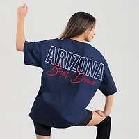 T-shirt surdimensionné Gameday Couture bleu marine des Arizona Wildcats pour femme
