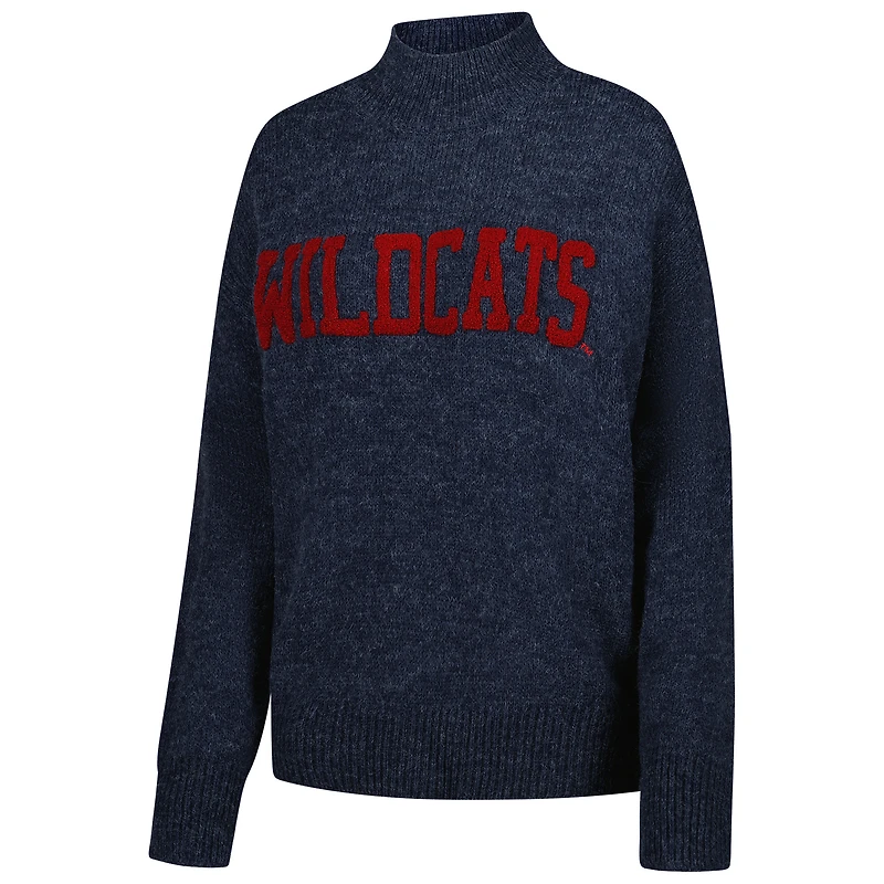 Pull Varsity surdimensionné bleu marine des Arizona Wildcats pour femmes Gameday Social