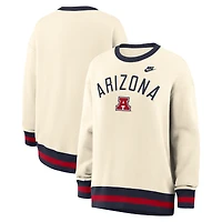 Sweat-shirt Nike Arizona Wildcats oversize Legacy Arch Phoenix, couleur naturelle, pour femme