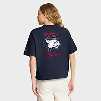 Women's Nike  Navy Arizona Wildcats Legacy Pocket Boxy T-Shirt