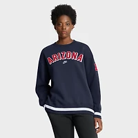 Sweat-shirt Nike bleu marine Arizona Wildcats surdimensionné Legacy Phoenix pour femme