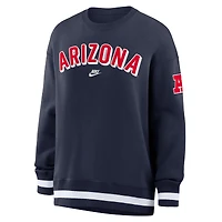 Women's Nike Navy Arizona Wildcats Oversized Legacy Phoenix Sweatshirt