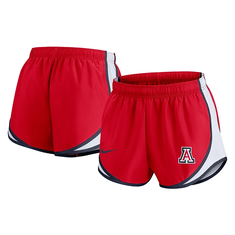 Women's Nike Red Arizona Wildcats Spring Break Tempo Dri-FIT Shorts