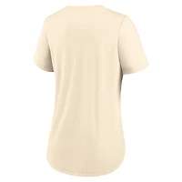T-shirt Nike Tan Tri-Blend avec logo script des Arizona Wildcats pour femme